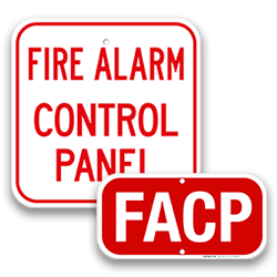 Fire Alarm & FACP Signs