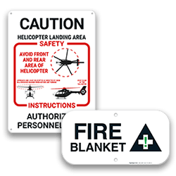 Fire Blanket Signs