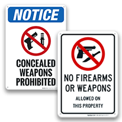 Gun Signs