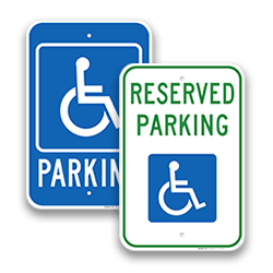 Handicap Ada Parking Signs