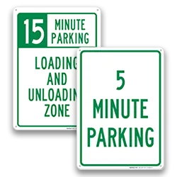 Limited Time Parking Signs