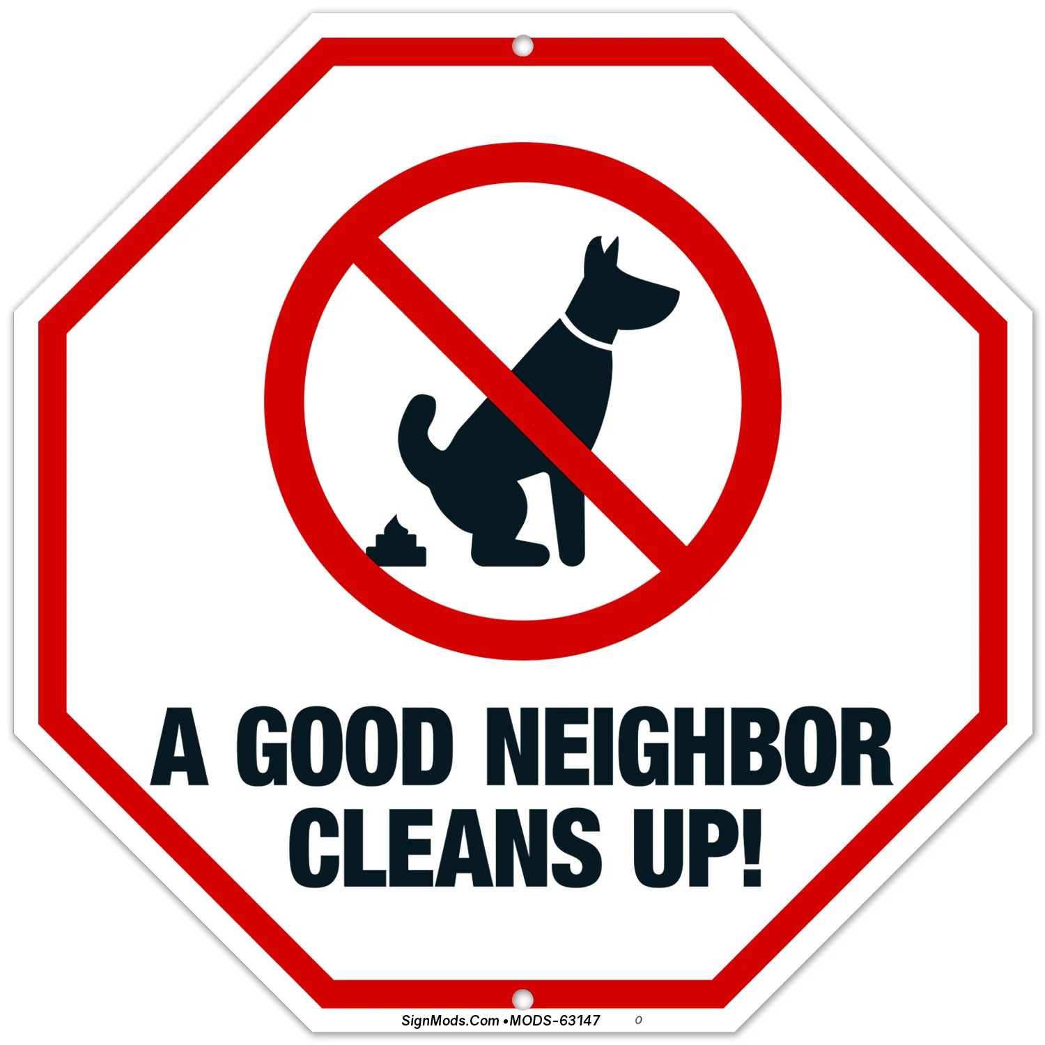 A Good Neighbor Cleans Up With Symbol A Good Neighbor Cleans Up With Symbol
