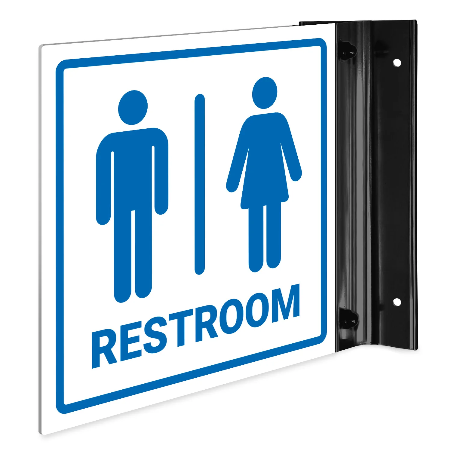 Unisex Restroom Projecting Sign Unisex Restroom Projecting Sign