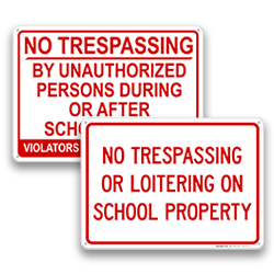 No Trespassing Signs