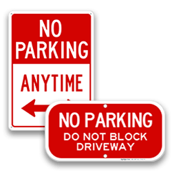 No Parking Signs