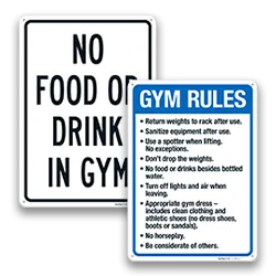 Recreational Room Signs