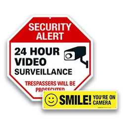 Video Surveillance Signs