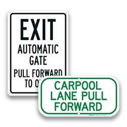 Parking Lot Directional Signs