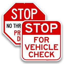 Regulatory Traffic Signs