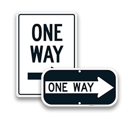 Road Configuration Signs