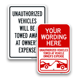 Tow Away Signs