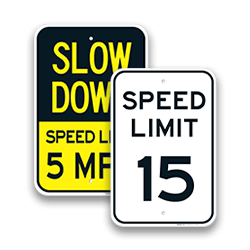 Traffic Control & Speed Warning Signs