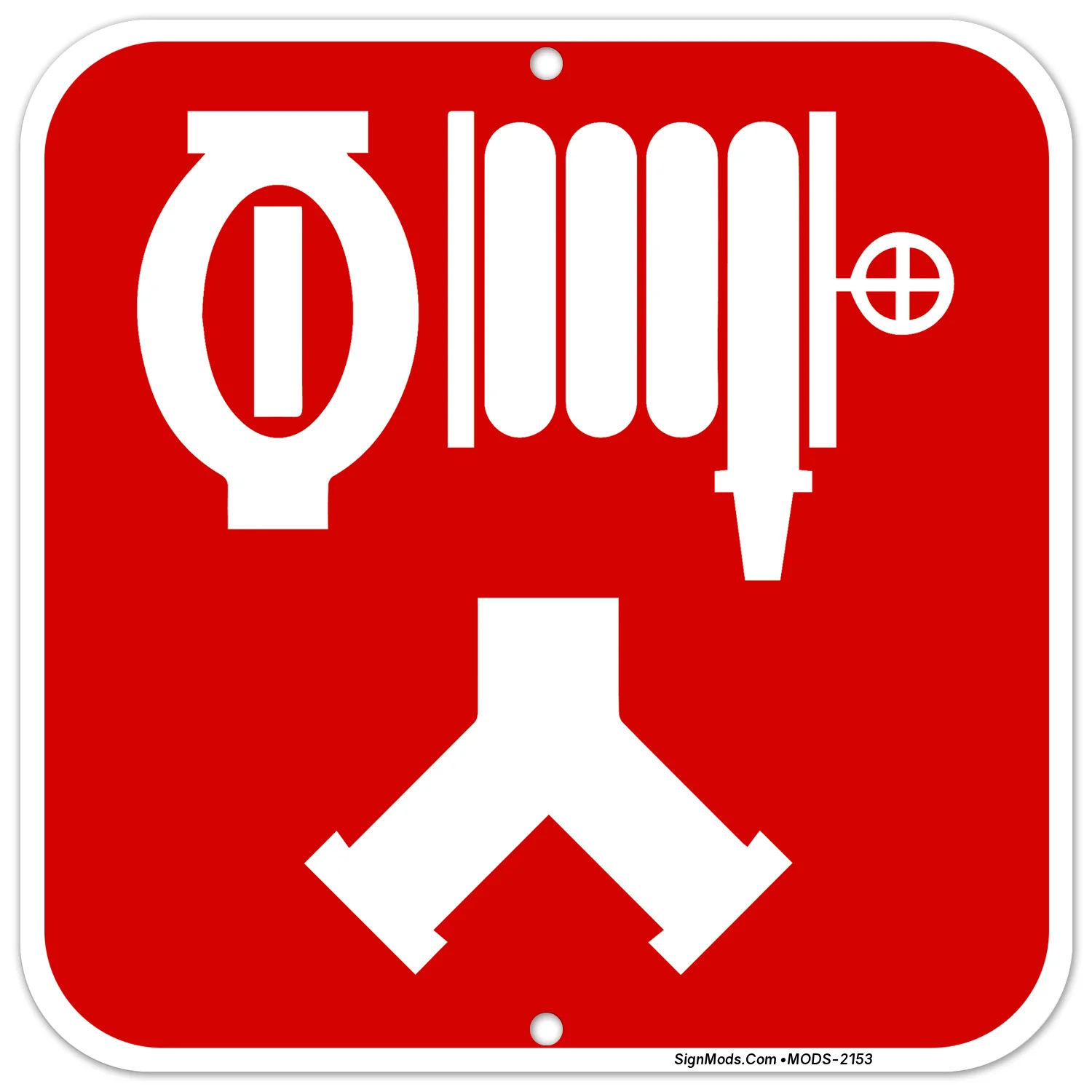 Automatic Sprinkler and Standpipe Connection Sign Automatic Sprinkler and Standpipe Connection Sign