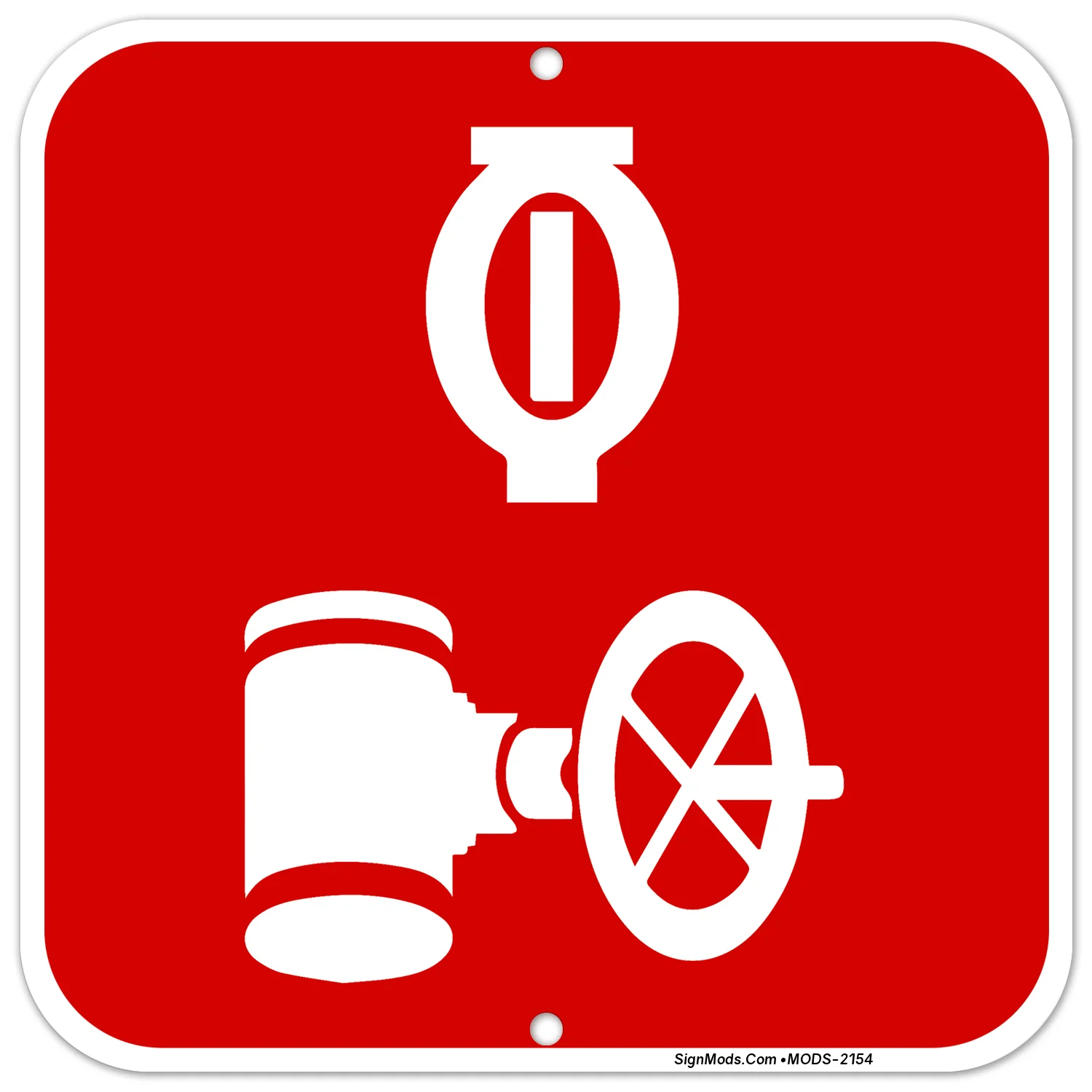 Automatic Sprinkler Control Valve Sign Automatic Sprinkler Control Valve Sign