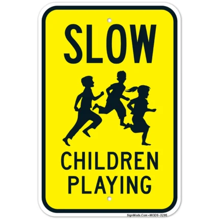 Slow Children Playing Sign
