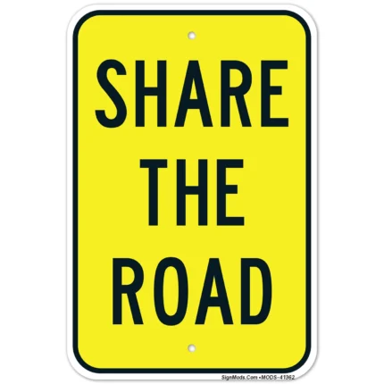 Share The Road Sign