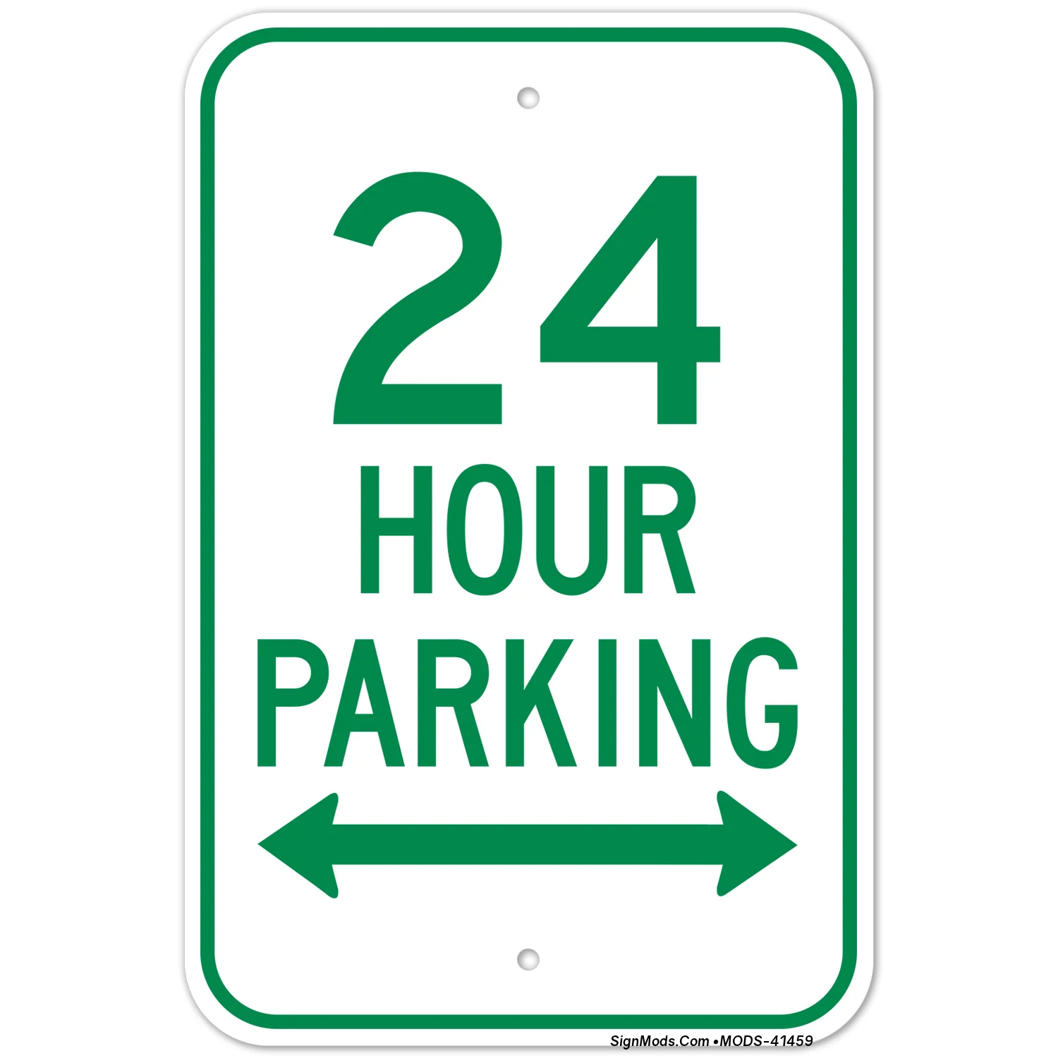 24 Hours Parking Left/Right Sign 24 Hours Parking Left/Right Sign
