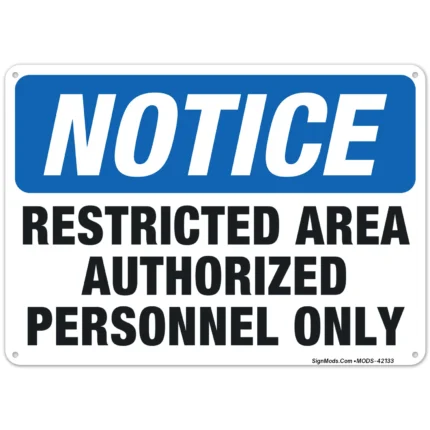 Restricted Area