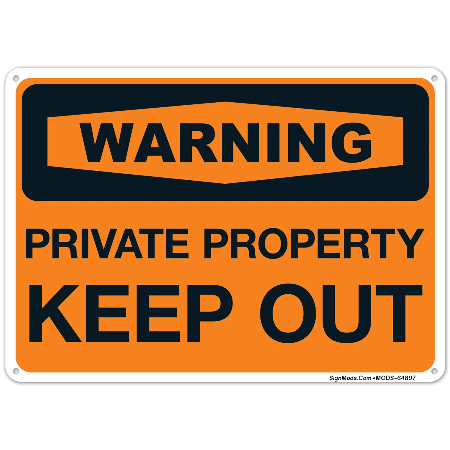 Warning Private Property Keep Out Sign Warning Private Property Keep Out Sign