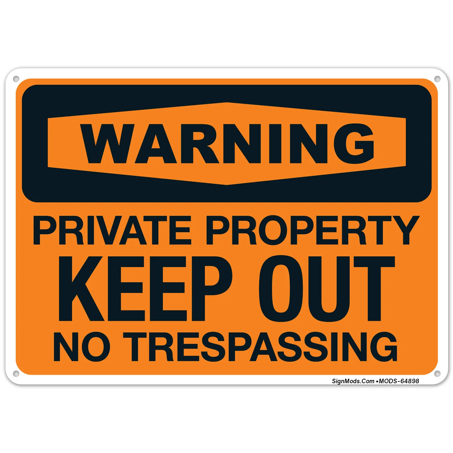 Warning Keep Out No Trespassing Sign Warning Keep Out No Trespassing Sign
