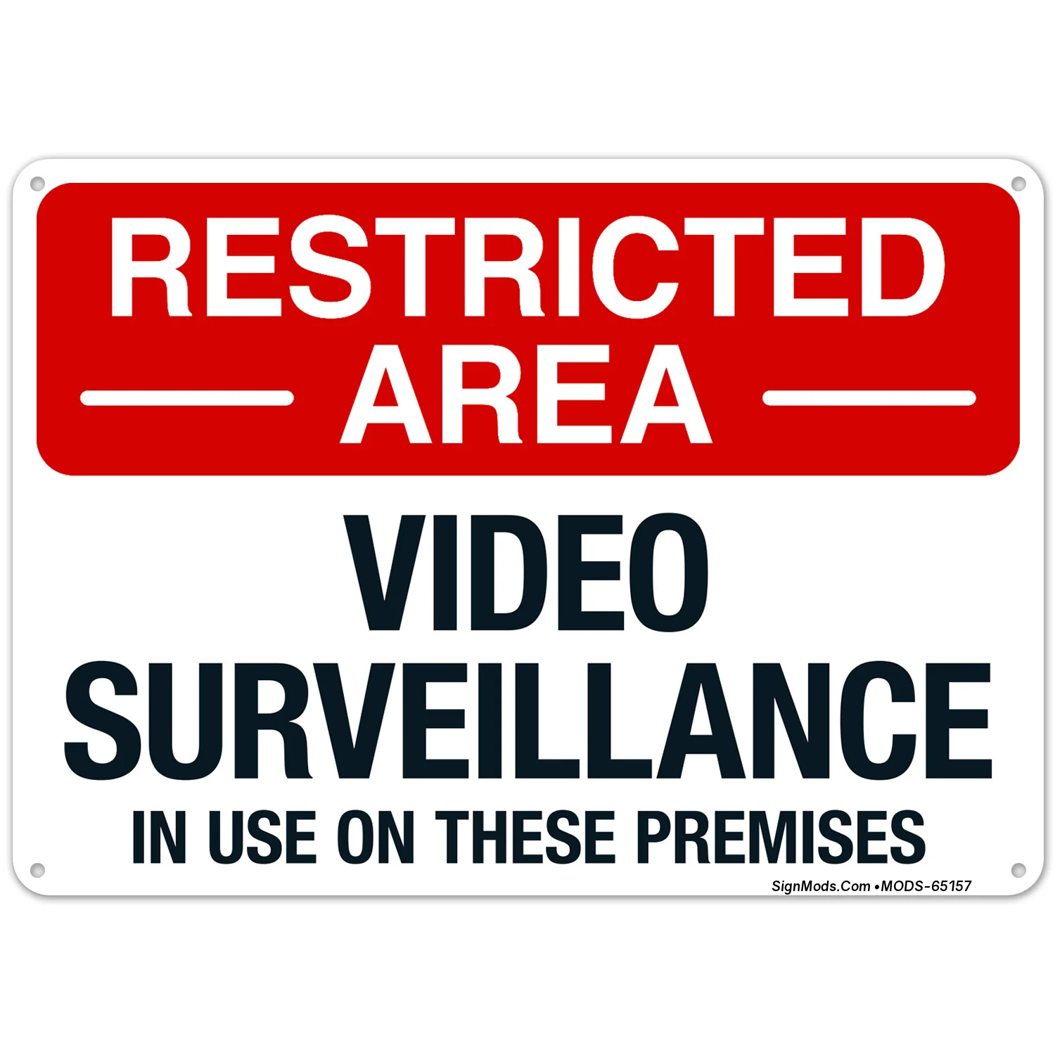 Video Surveillance In Use On These Premises Sign Video Surveillance In Use On These Premises Sign