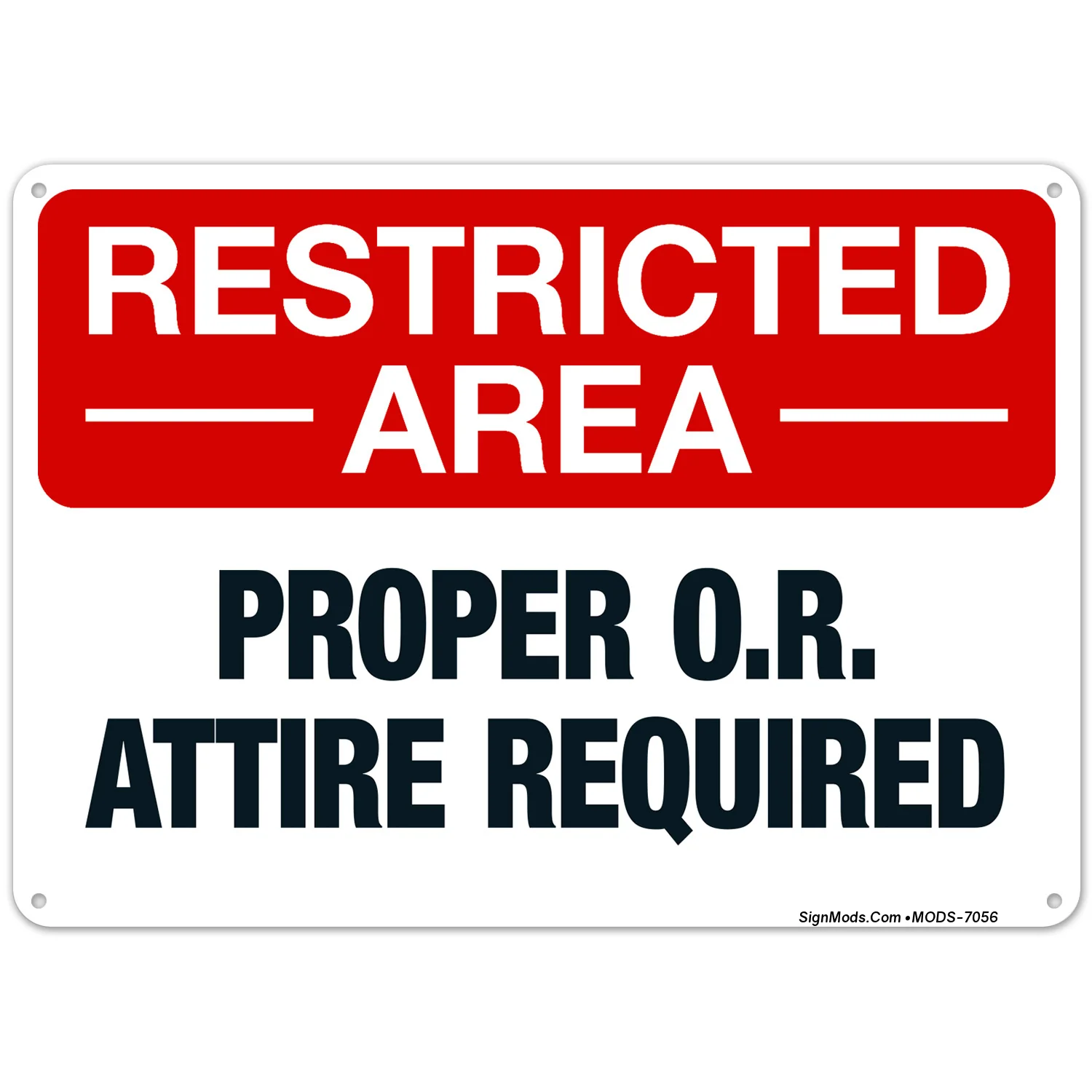 Restricted Area Proper Or Attire Required Sign Restricted Area Proper Or Attire Required Sign