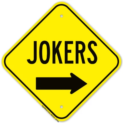 Jokers With Right Arrow Sign