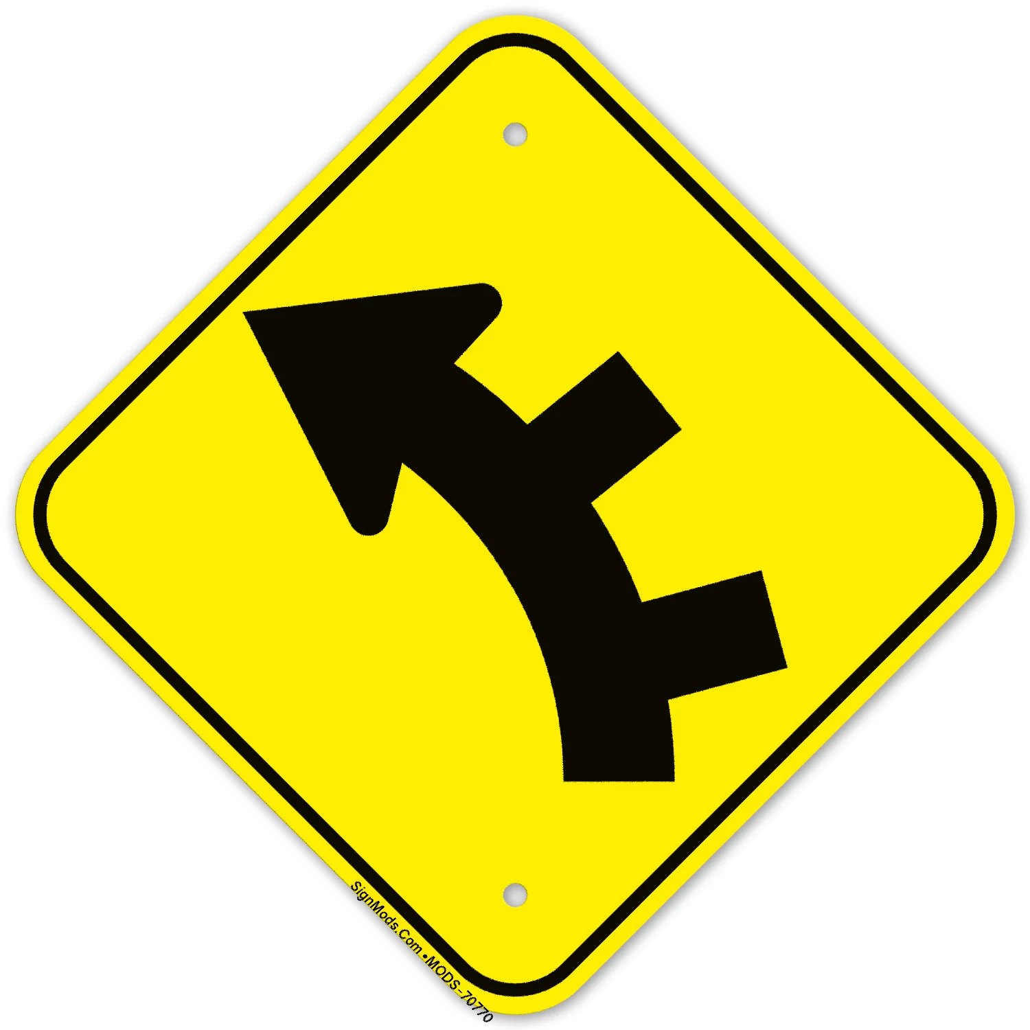 Horizontal Alignment With Arrow Sign Horizontal Alignment With Arrow Sign