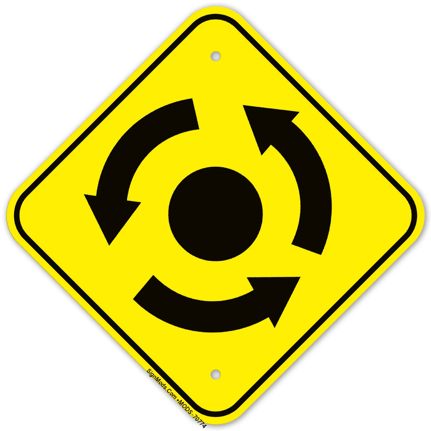 Roundabout Graphic Sign Roundabout Graphic Sign