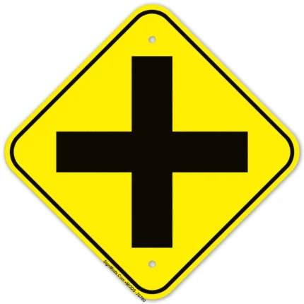 Cross Road Graphic Sign