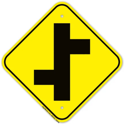 Road Junction Graphic Sign