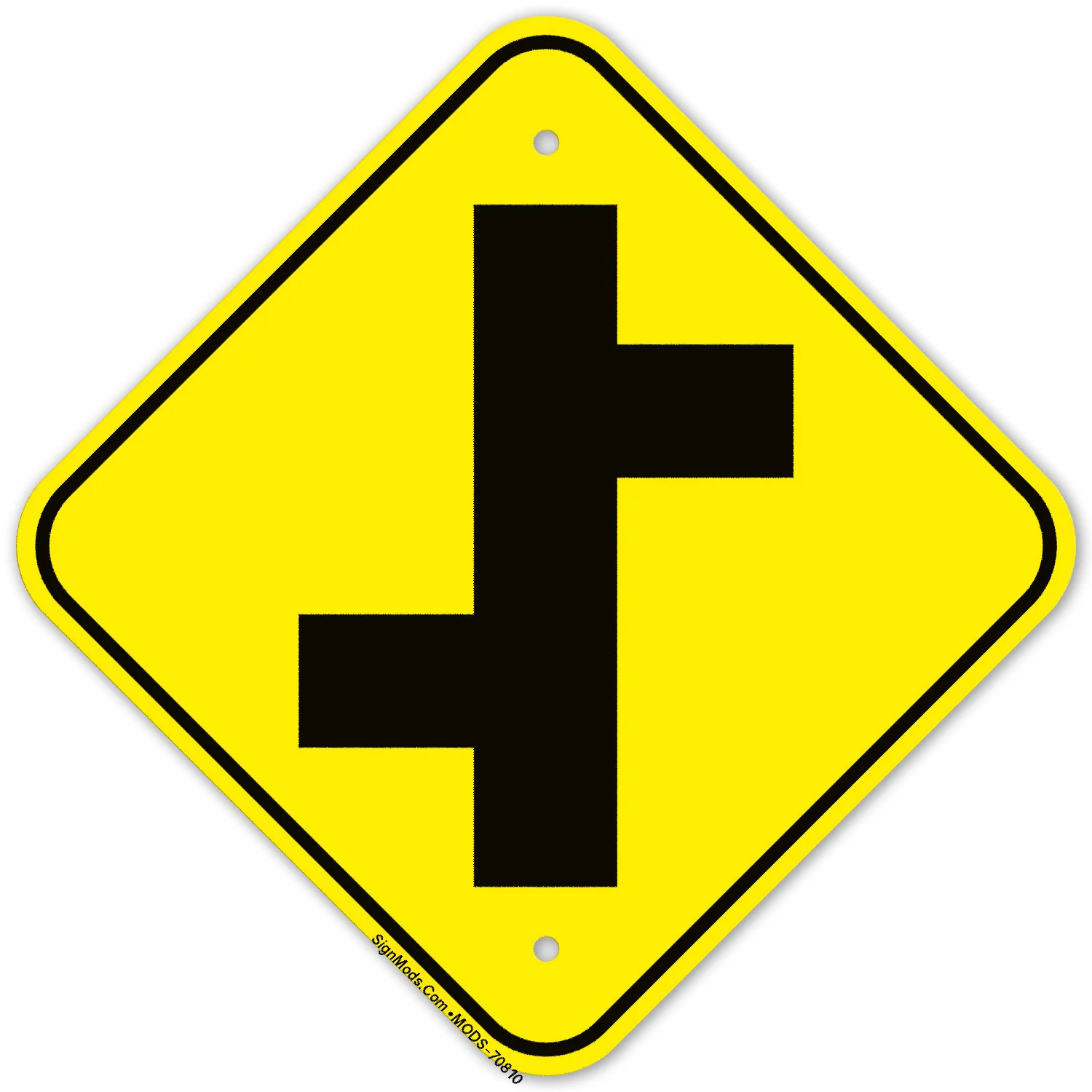Road Junction Graphic Sign Road Junction Graphic Sign