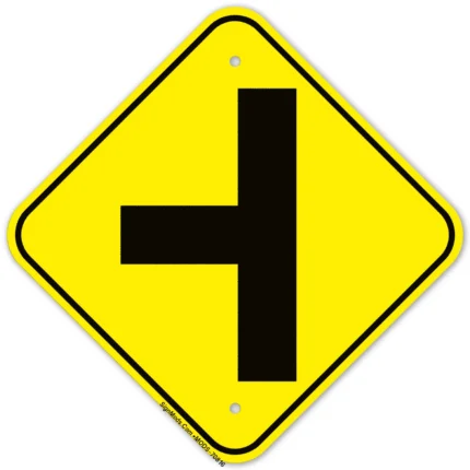Side Road Graphic Left Sign