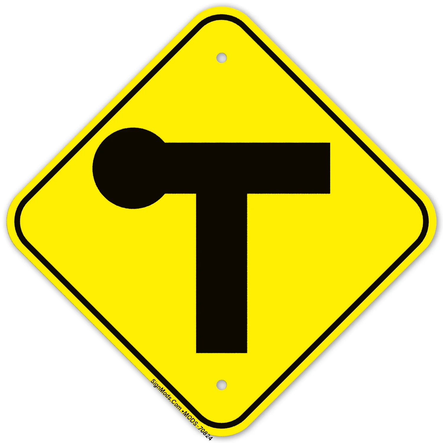 T Junction Road Graphic Sign T Junction Road Graphic Sign