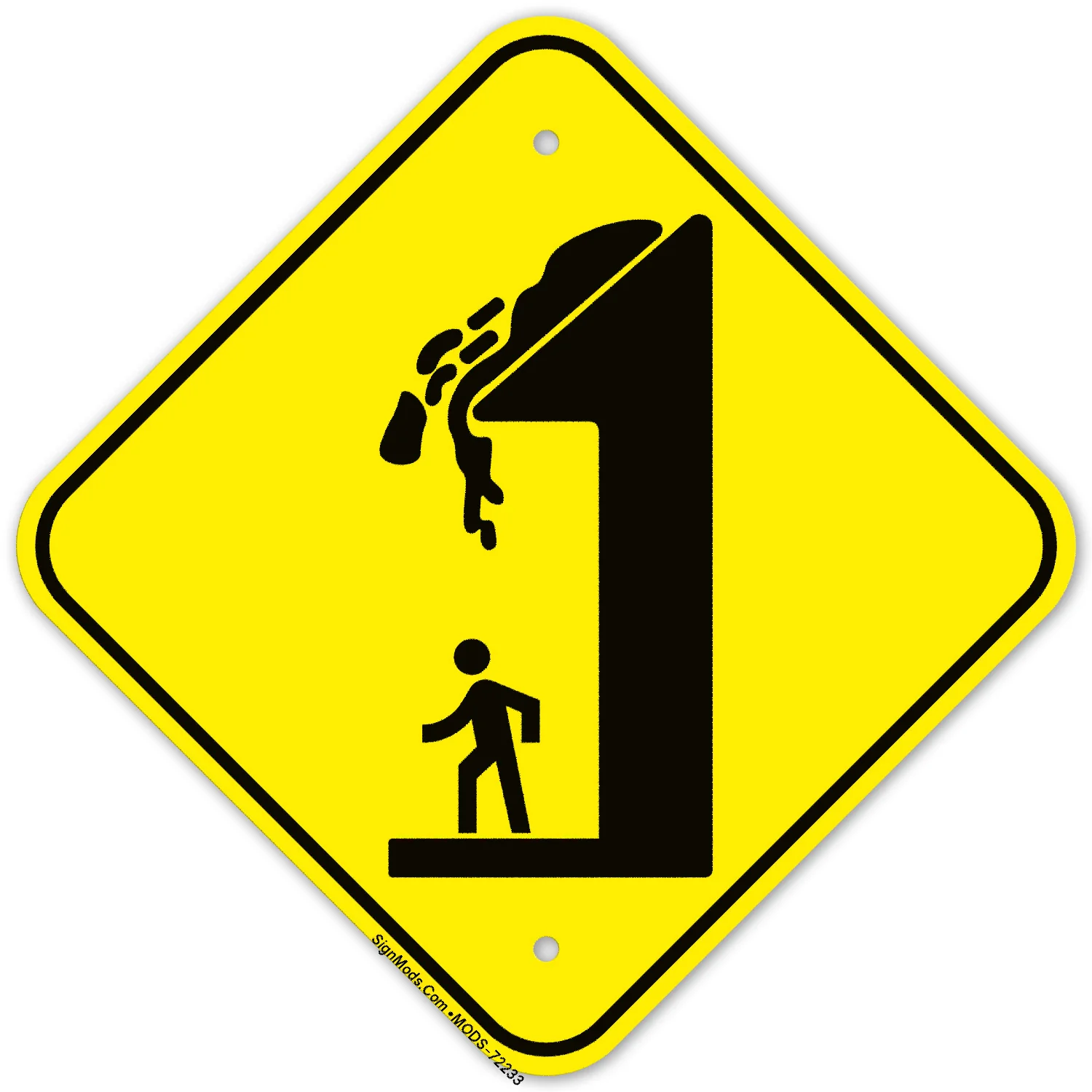 Falling Ice Graphic Sign Falling Ice Graphic Sign