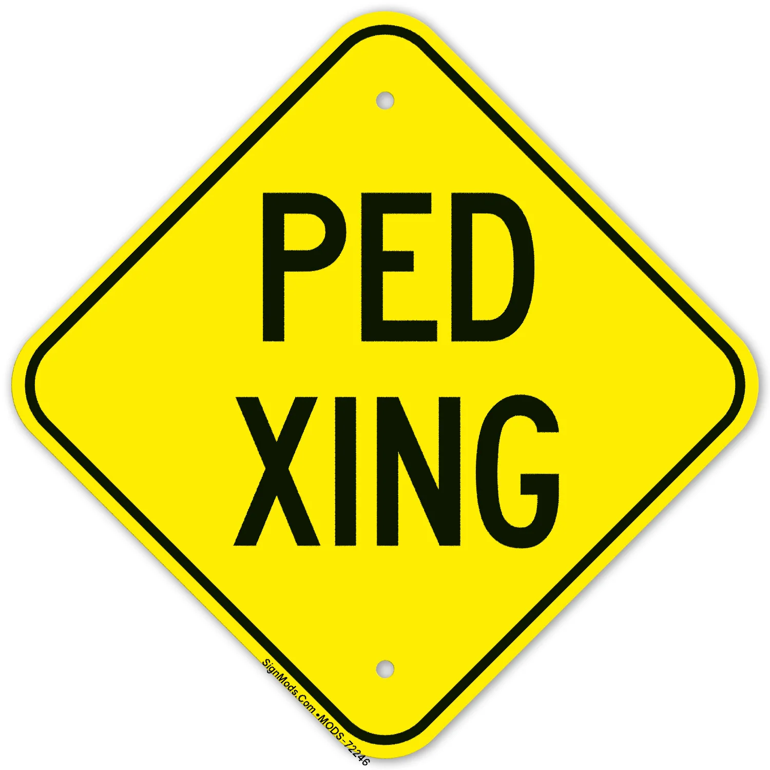 Ped Crossing Sign Ped Crossing Sign