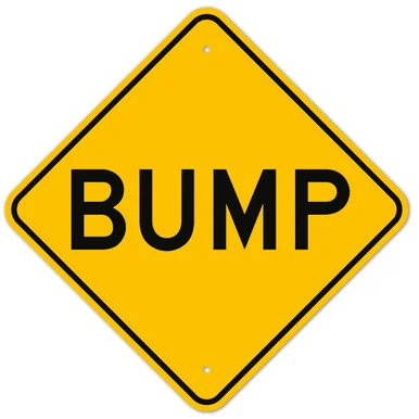 MUTCD Bump W8-1 Sign