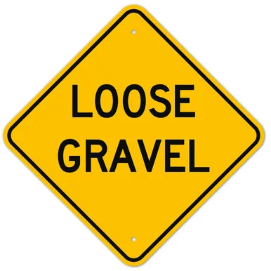 MUTCD Loose Gravel W8-7 Sign