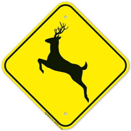 Deer Graphic Sign