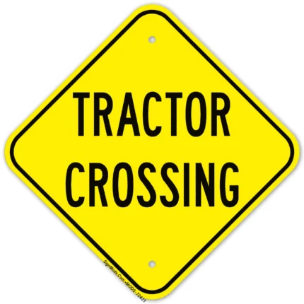 Tractor Crossing Sign
