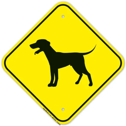 Dog Graphic Sign