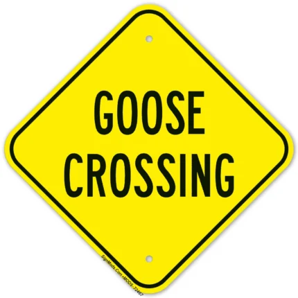 Goose Crossing Sign