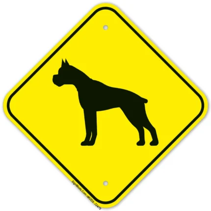 Guard Dog Pit Bull Graphic Sign
