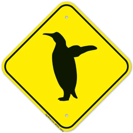 Penguin Graphic Sign