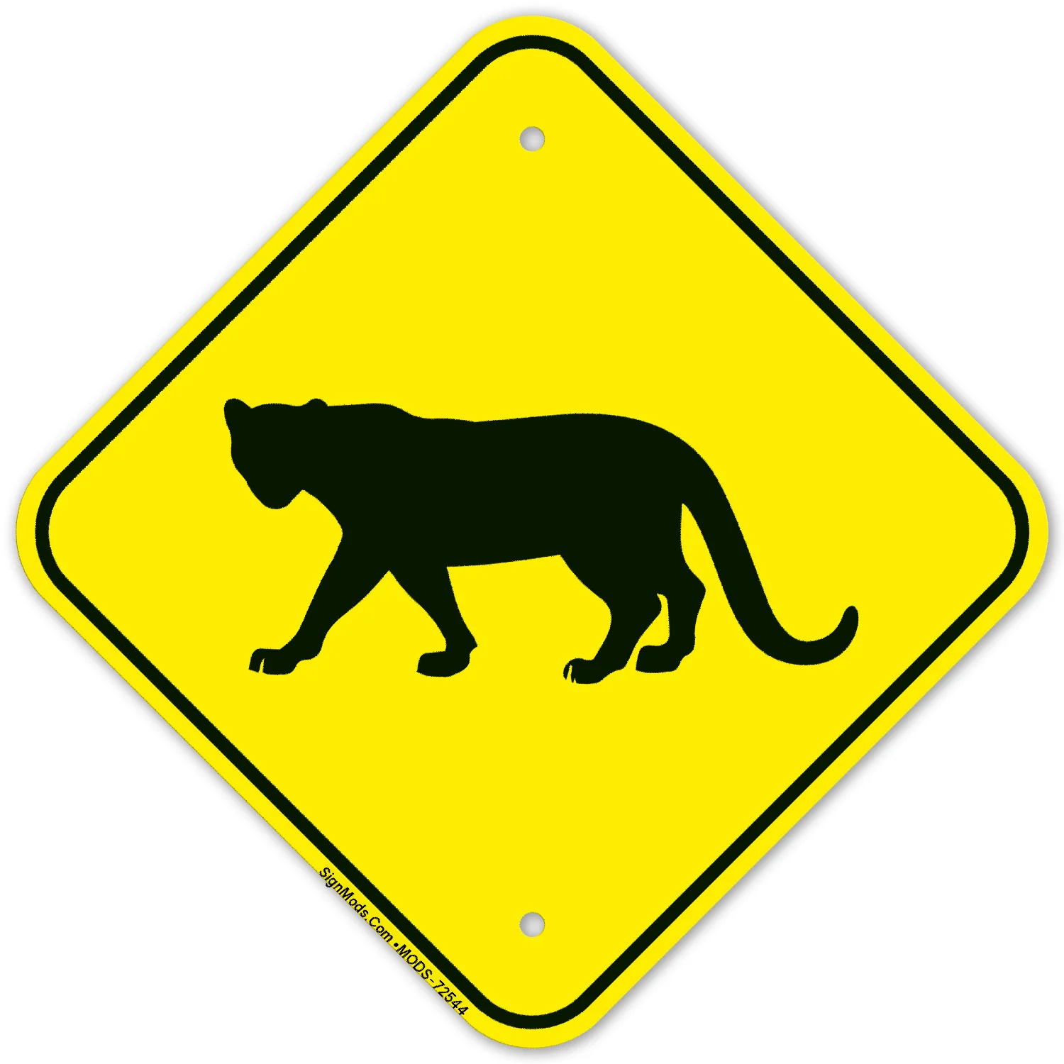 Cougar Crossing Sign Cougar Crossing Sign