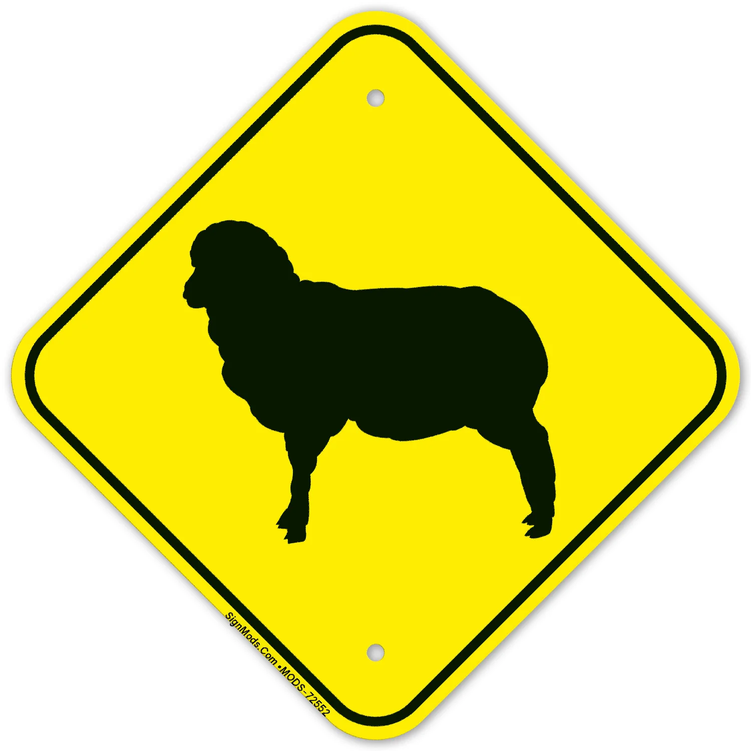 Sheep Crossing Sign Sheep Crossing Sign