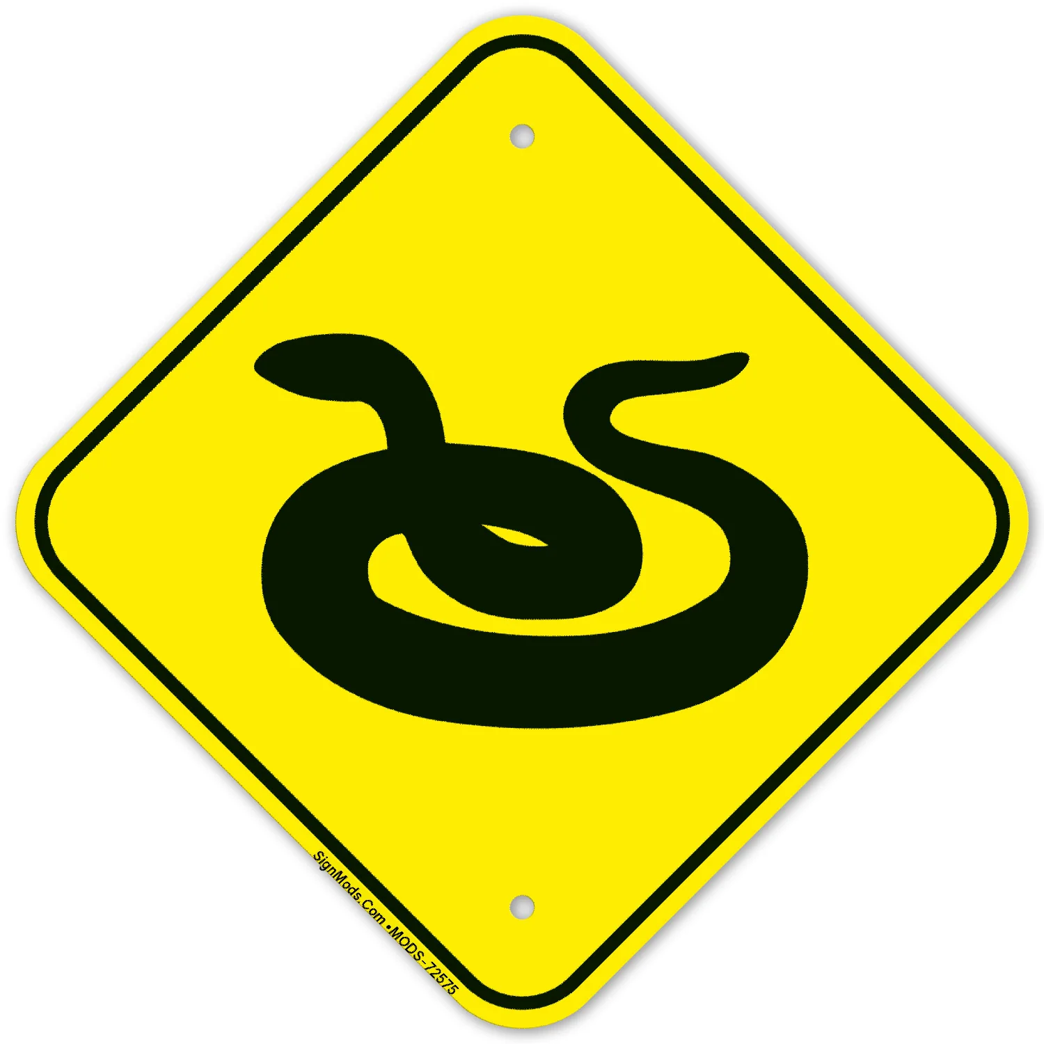 Snake With Graphic Sign Snake With Graphic Sign