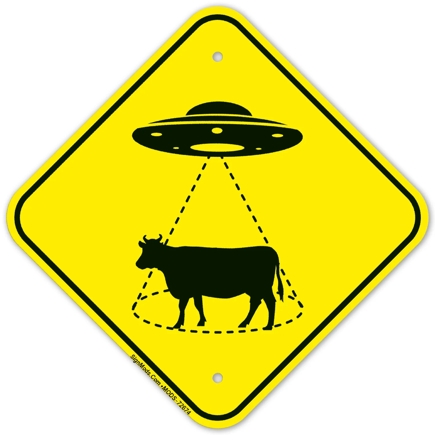 Ufo Cow Abductions Here Sign Ufo Cow Abductions Here Sign