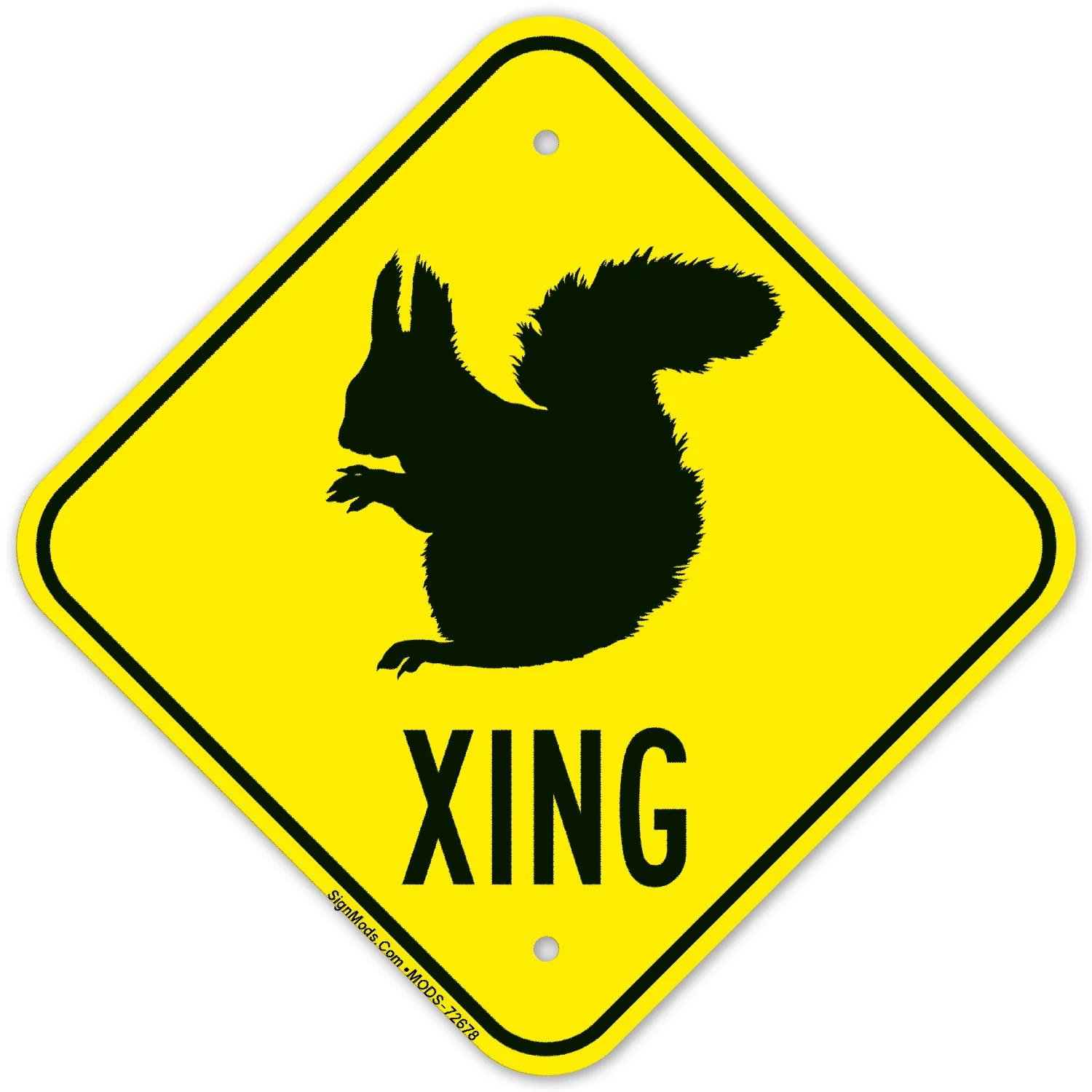 Squirrel Crossing Sign Squirrel Crossing Sign
