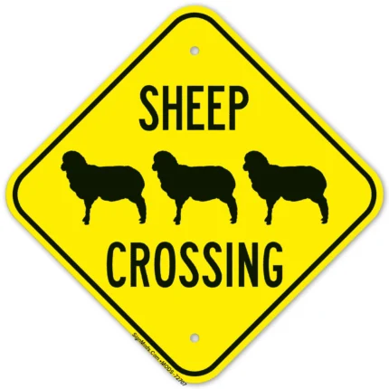 Sheep's Crossing Sign